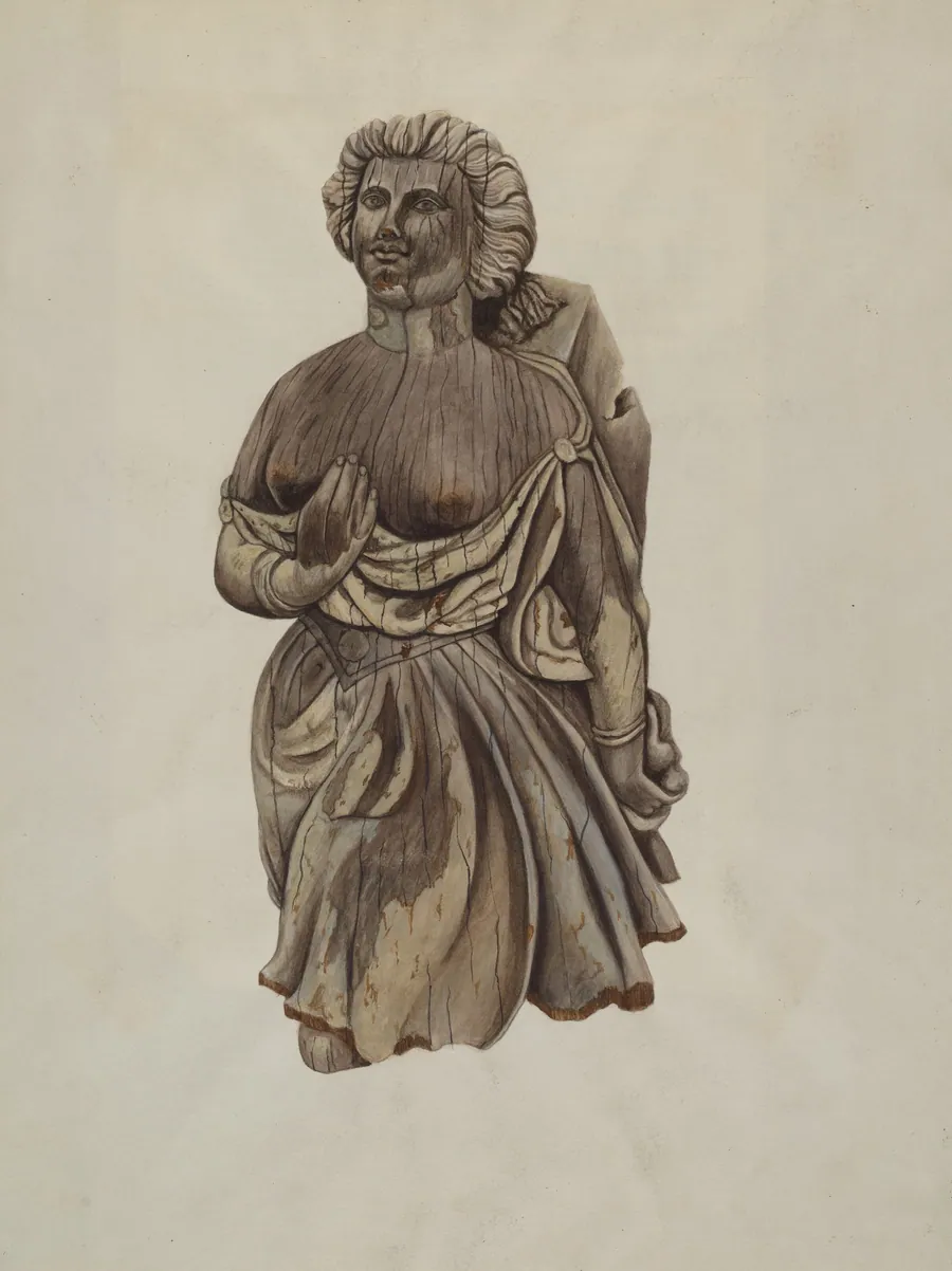 Figurehead "Martha" by Mary E. Humes