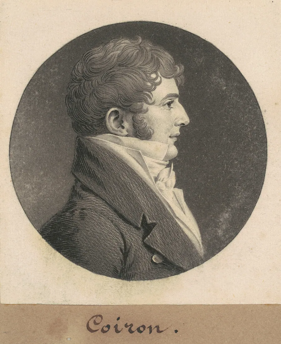 Jean Joseph Coiron by Charles B. J. Févret de Saint-Mémin