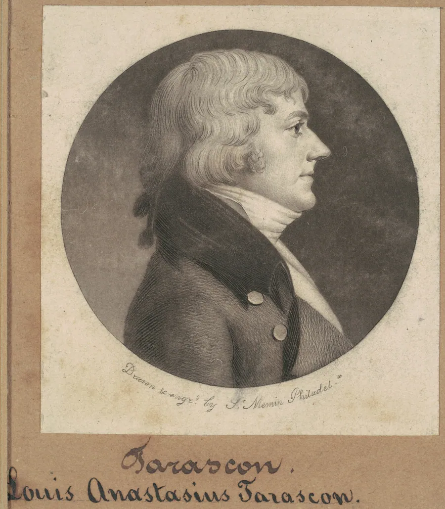 Louis Anastasius Tarascon by Charles B. J. Févret de Saint-Mémin