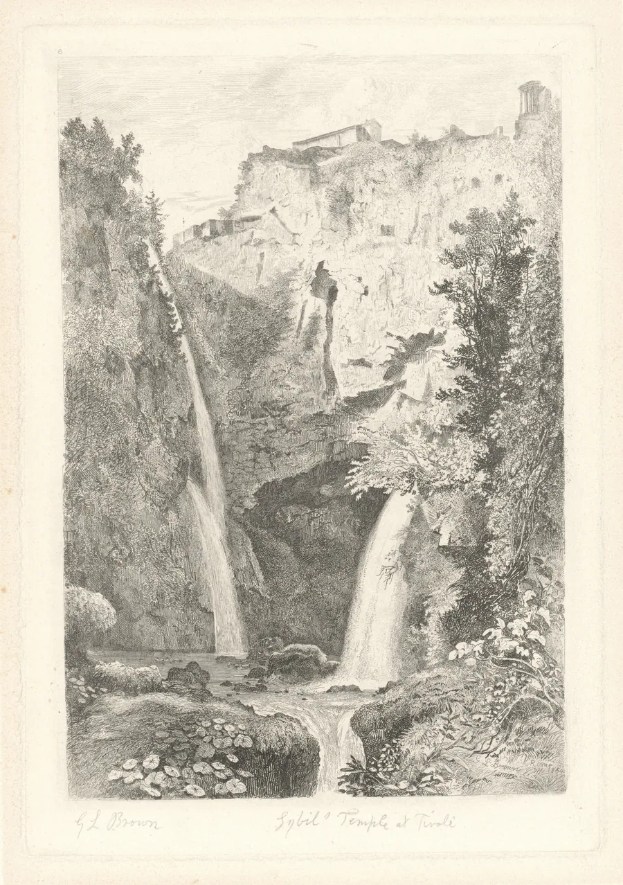 Cascades at Tivoli by George Loring Brown