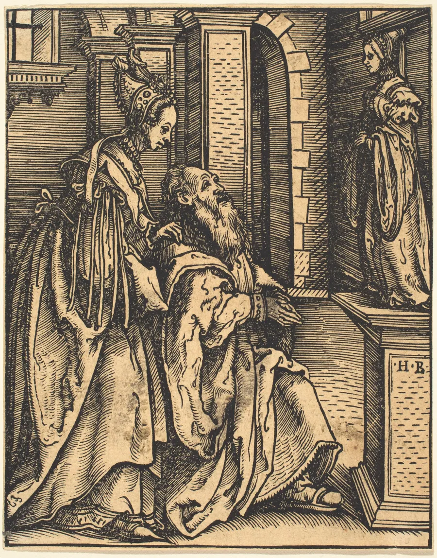 Solomon's Idolatry by Hans Burgkmair I