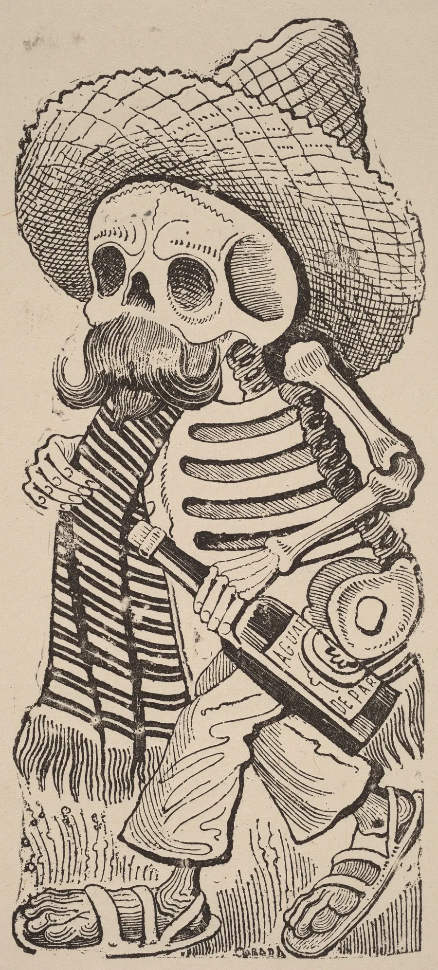 Calavera of Francisco Madero, from Calavera Maderista by José Guadalupe Posada