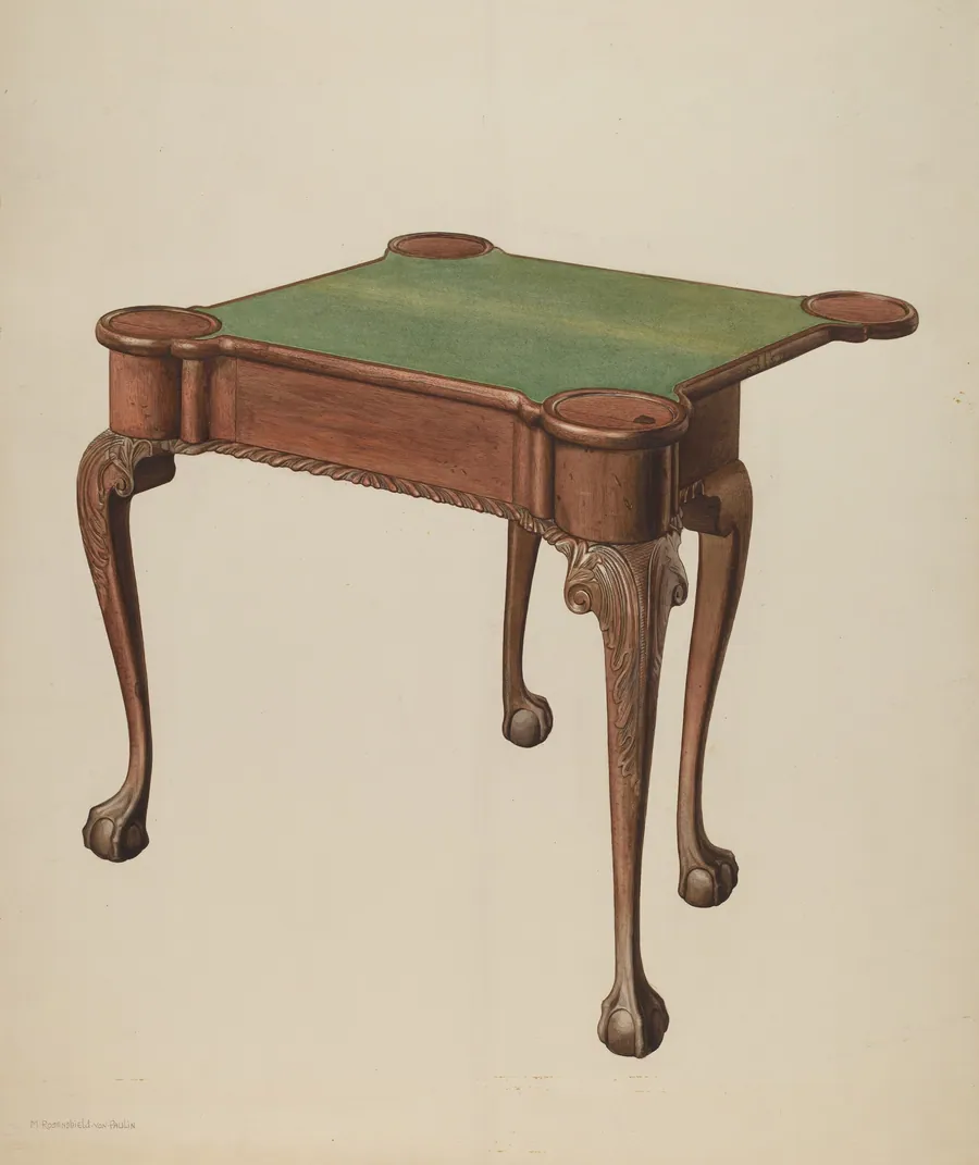 Card Table by M. Rosenshield-von-Paulin
