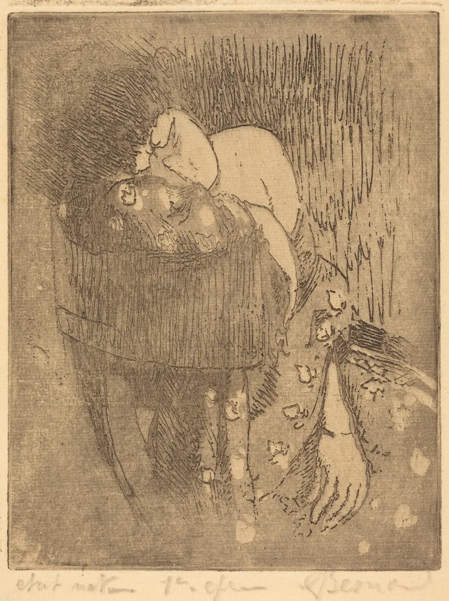 Sorrow (Chagrin) by Albert Besnard