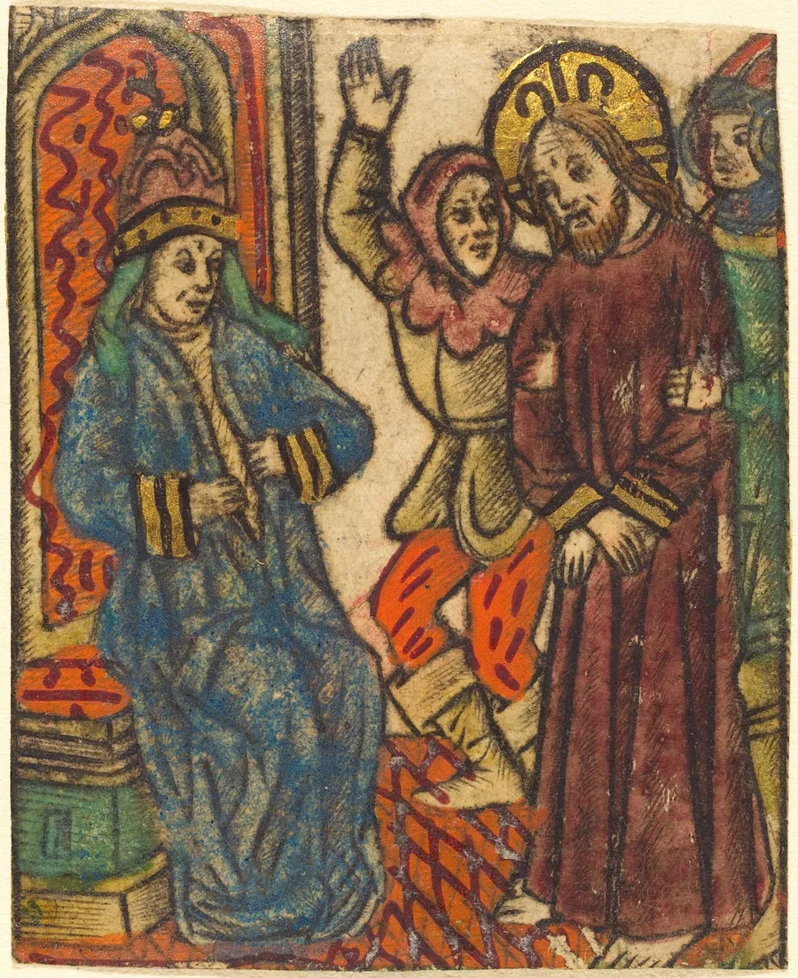 Christ before Caiaphas by Master of the Dutuit Mount of Olives