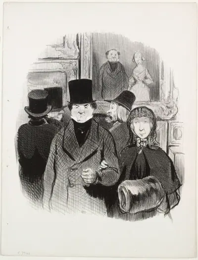 When One's Portrait is Exhibited at the Salon