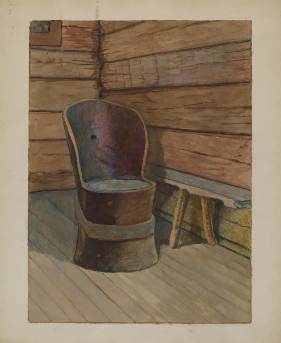 Muskego Church Chair by Bertrand E. Old