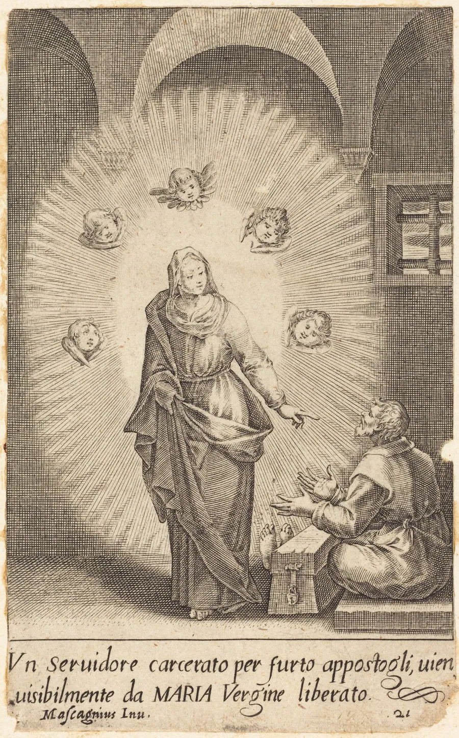 The Delivered Servant by Jacques Callot