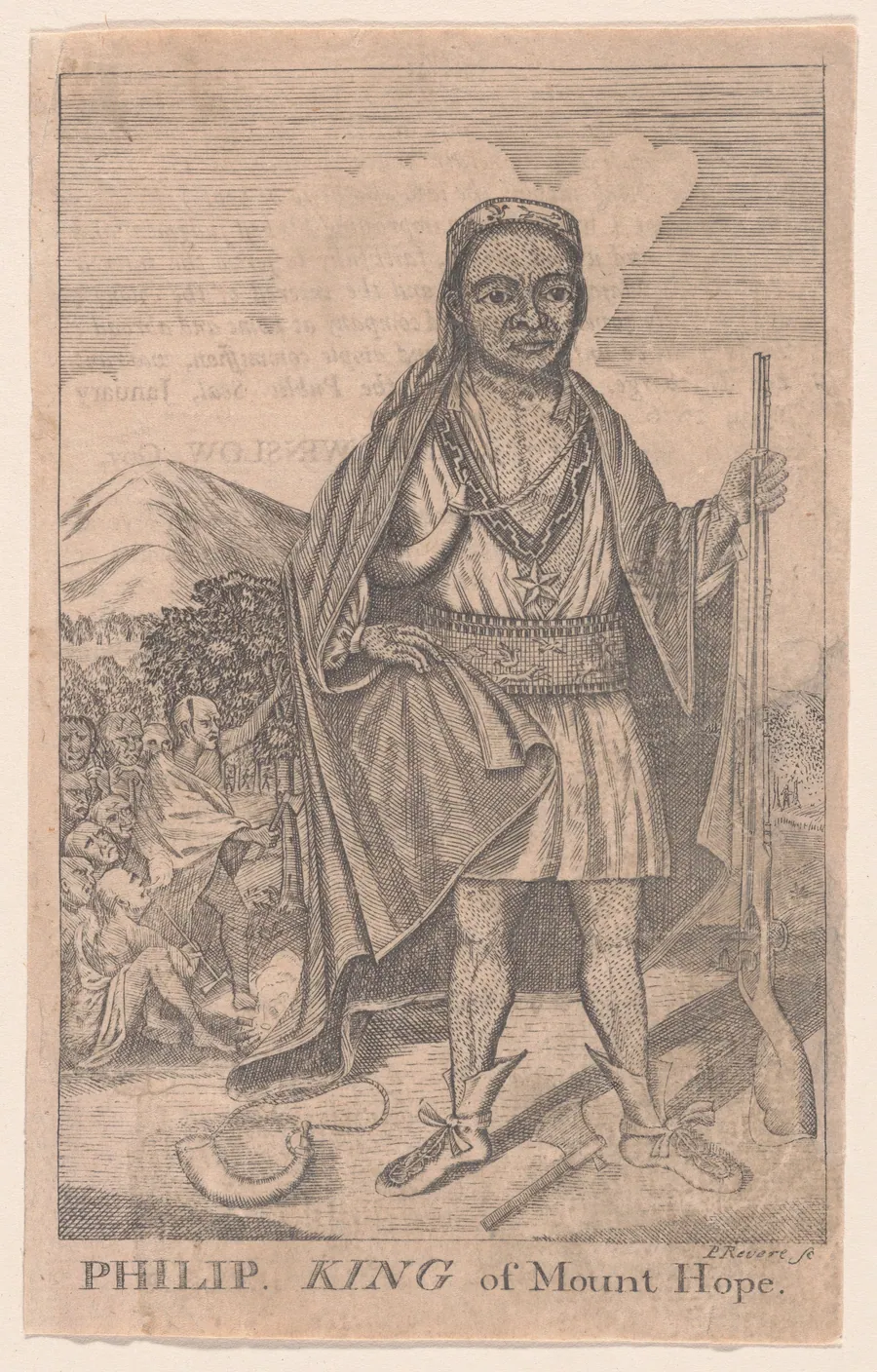 Philip King of Mount Hope by Paul Revere Jr.