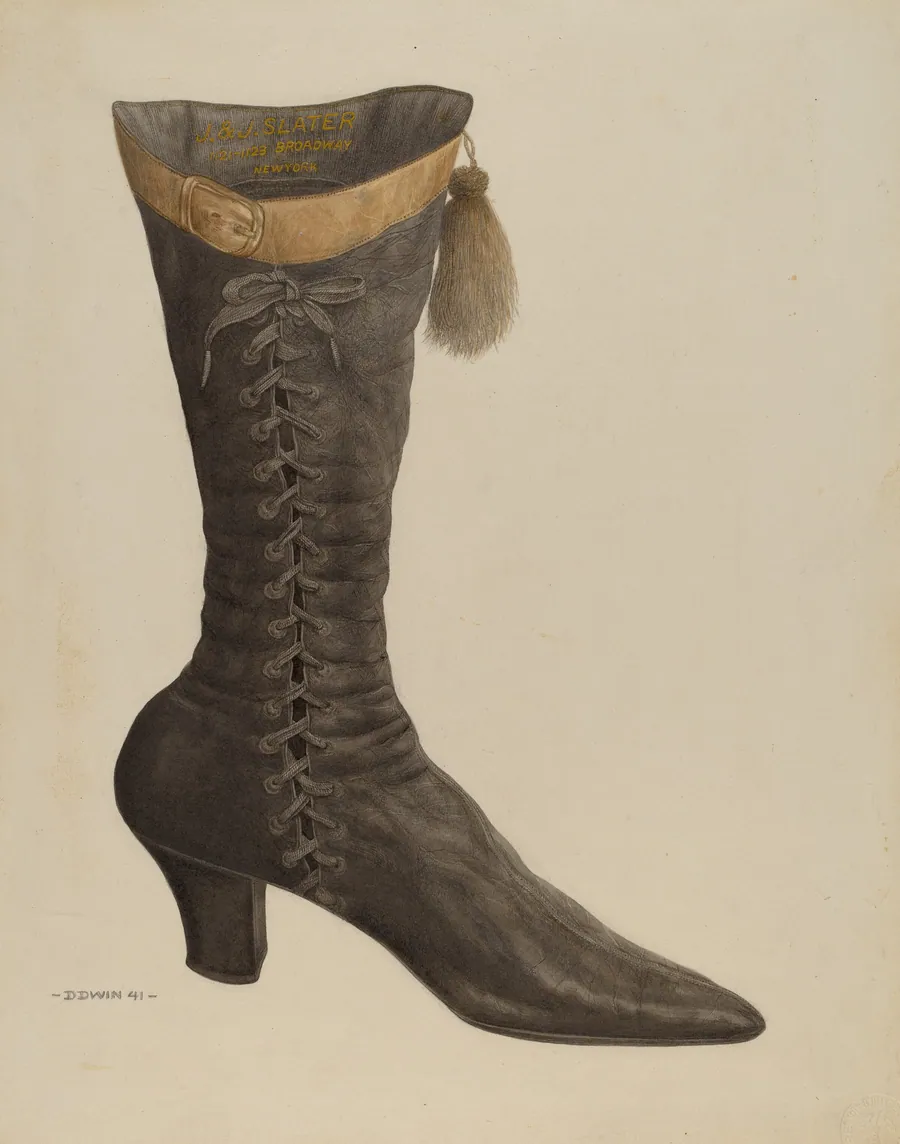Lady's Boot by Dorothy Dwin