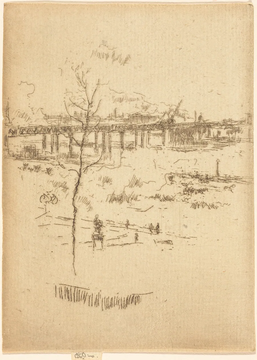 Charing Cross Railway-Bridge by James McNeill Whistler
