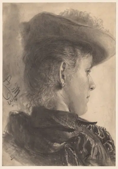 Bust of a Woman, Seen from Behind
