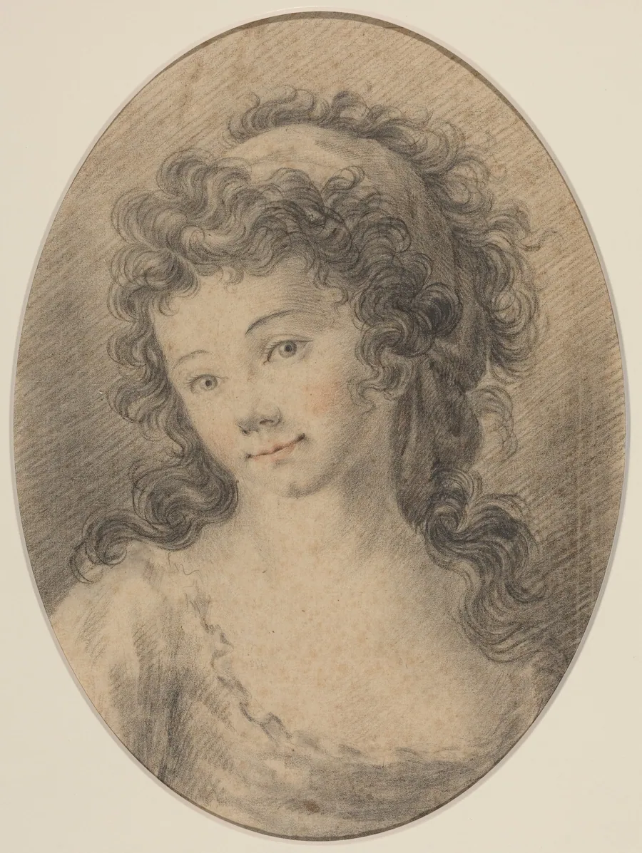Portrait of a Girl by French 18th Century