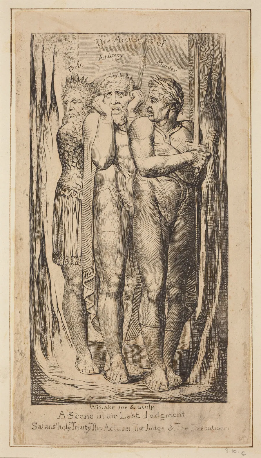 War (The Accusers of Theft, Adultery, Murder) by William Blake