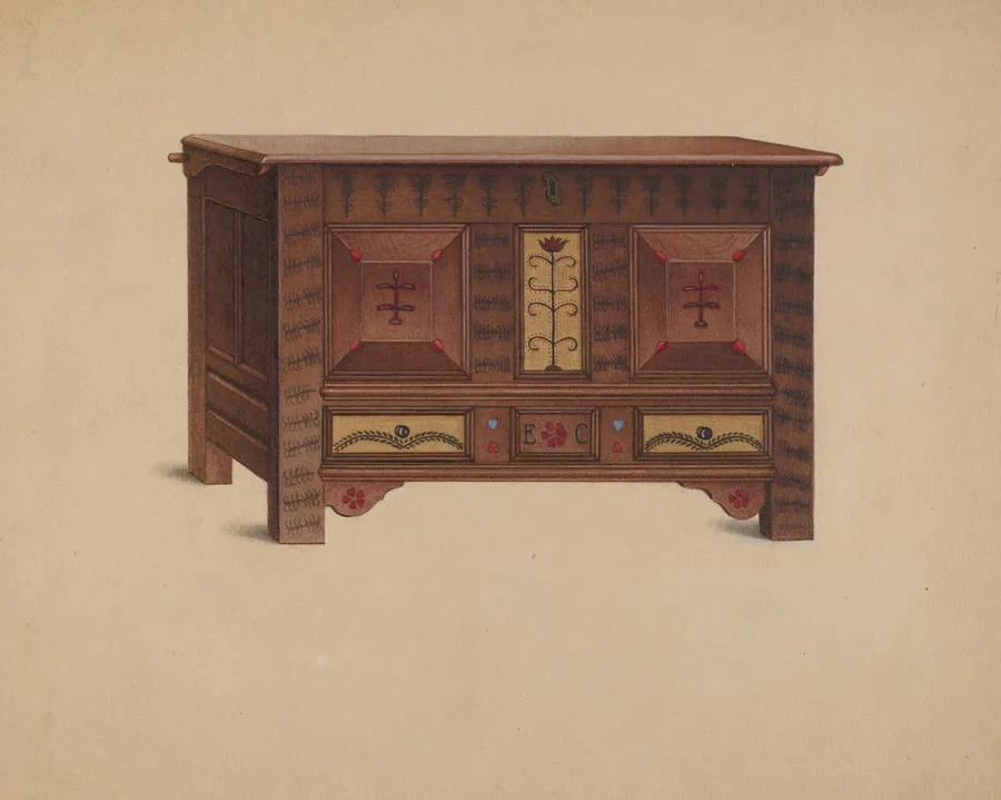 Painted Chest by Sumner Merrill