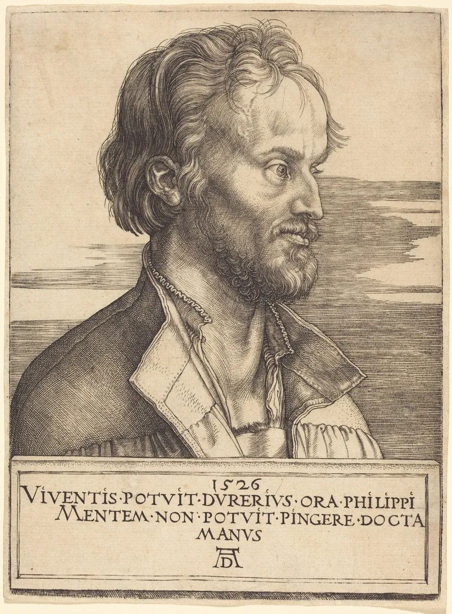 Philip Melanchthon by Albrecht Dürer