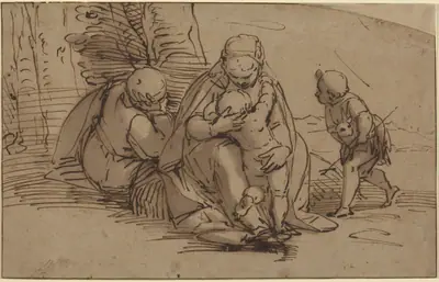 Holy Family with Infant Saint John