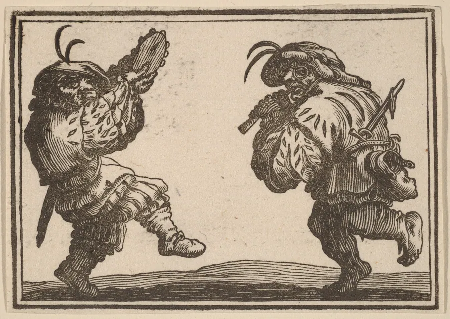 Dancers with Flute and Tambourine by Edouard Eckman