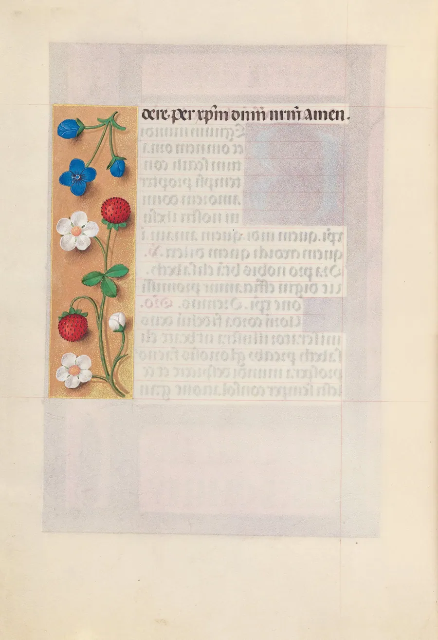 Hours of Queen Isabella the Catholic, Queen of Spain:  Fol. 198v by Master of the First Prayerbook of Maximillian