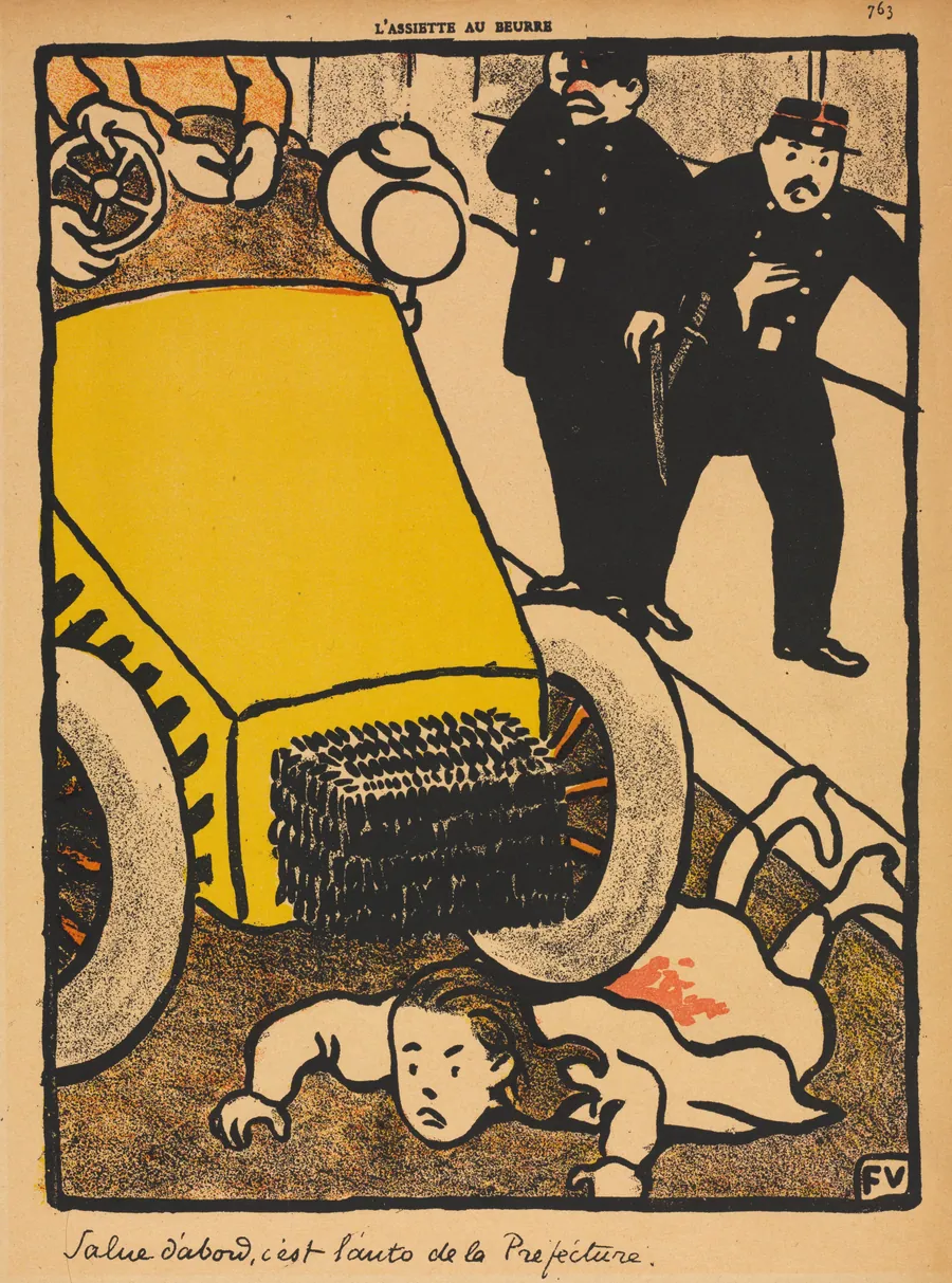 Salute first... by Félix Vallotton
