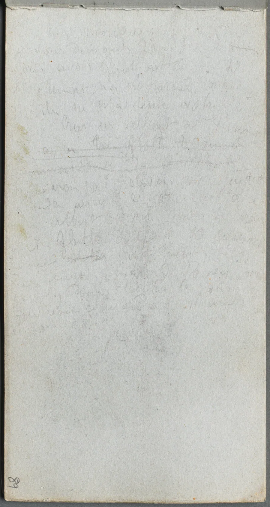 Sketchbook, page 89: Notes by Ernest Meissonier