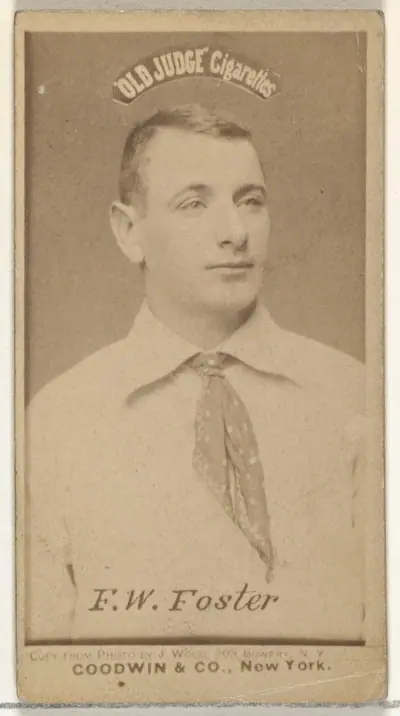 F.W. Foster, from the Old Judge series (N172) for Old Judge Cigarettes