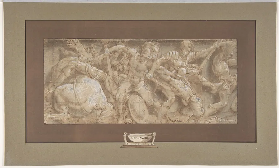 Battle Scene by Lelio Orsi (called Lelio da Novellara)