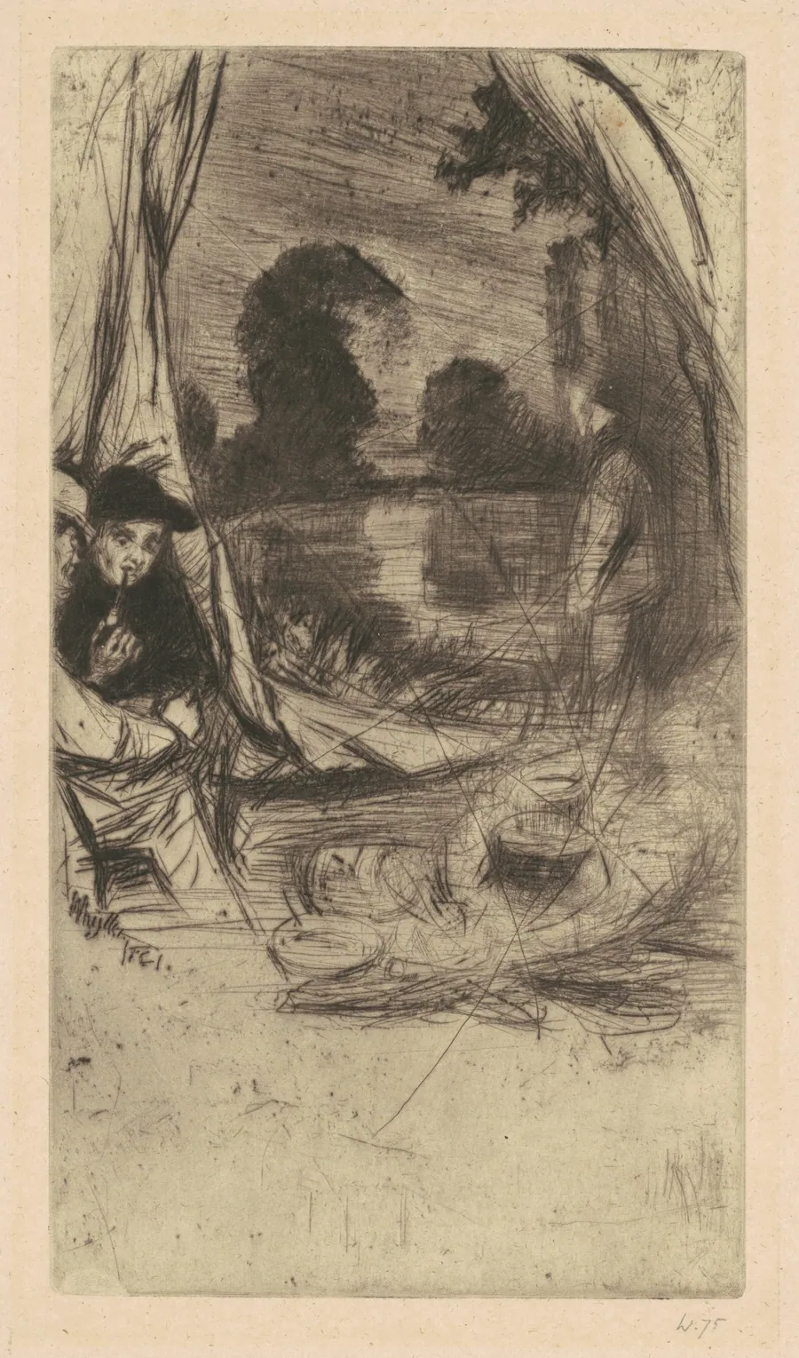 The Camp by James McNeill Whistler