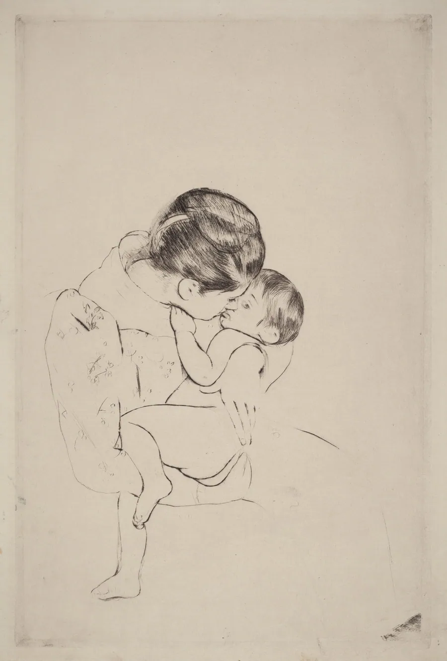 Mother's Kiss by Mary Cassatt