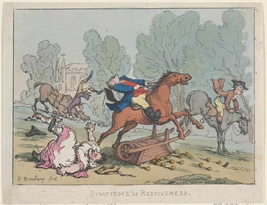 Symptoms of Restiveness by Thomas Rowlandson