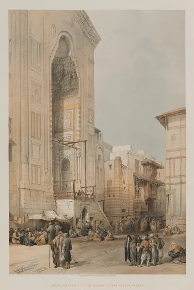 Egypt and Nubia, Volume III: Grand Entrance to the Mosque of the Sultan Hassan