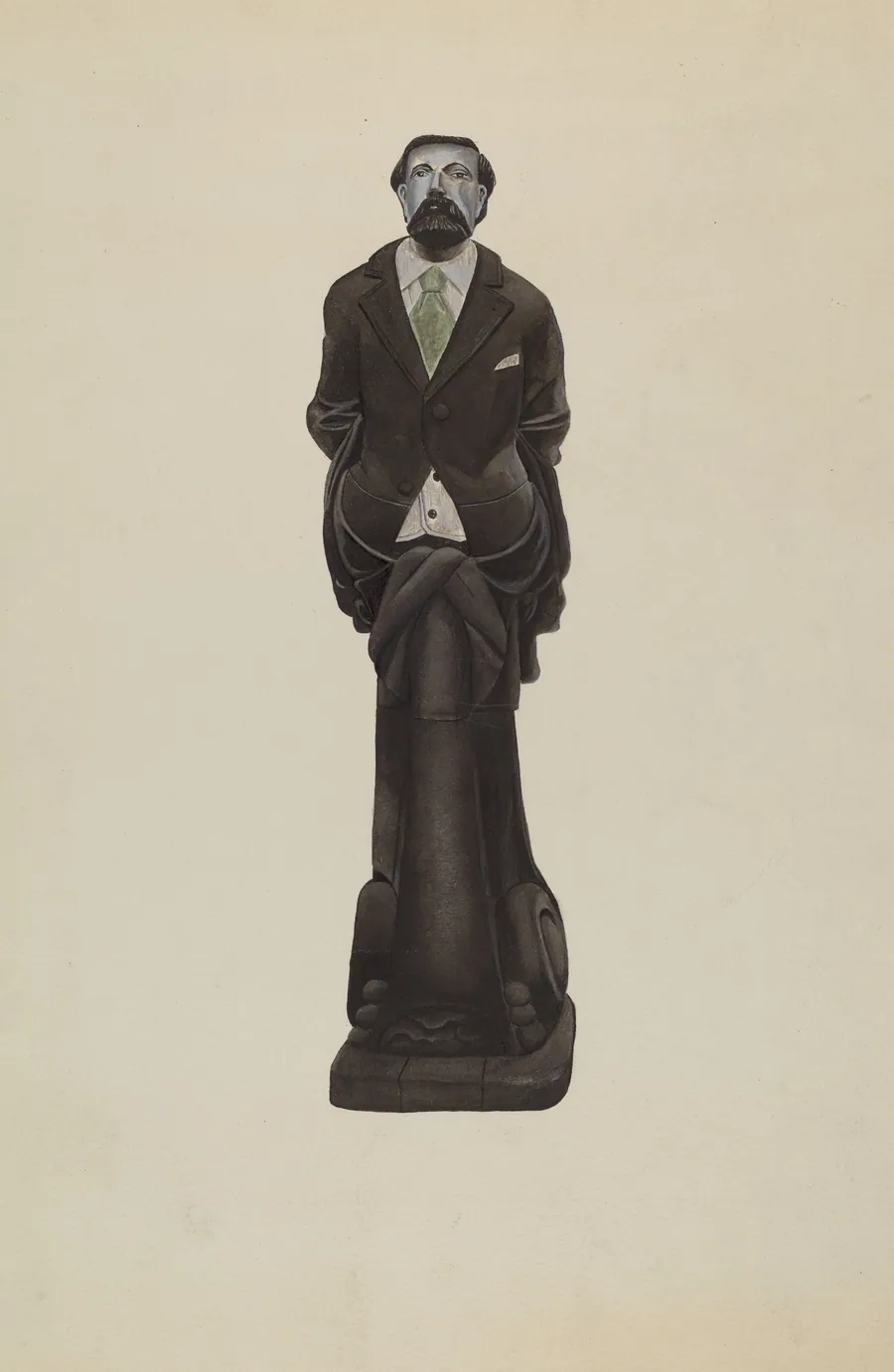Figurehead: "Brooks Walker" by F.W. Powell