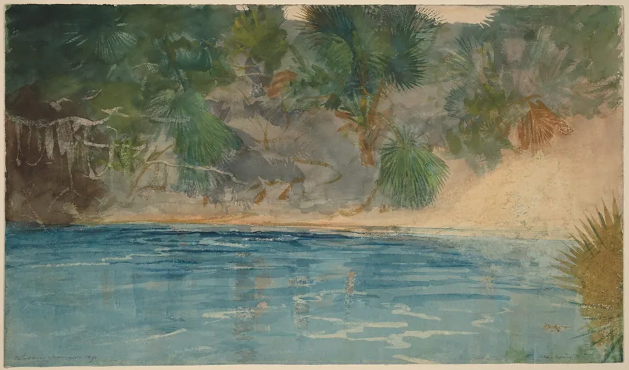 Blue Spring, Florida by Winslow Homer