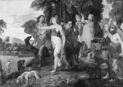 Jagtparti med Diana
