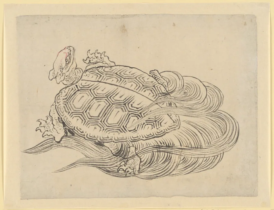Drawing by Katsushika Hokusai