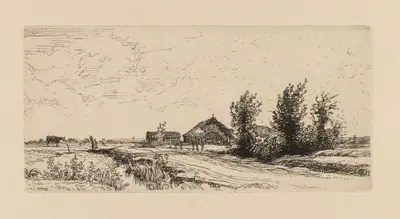 Auguste Lepère: Le petit gardeur de vaches