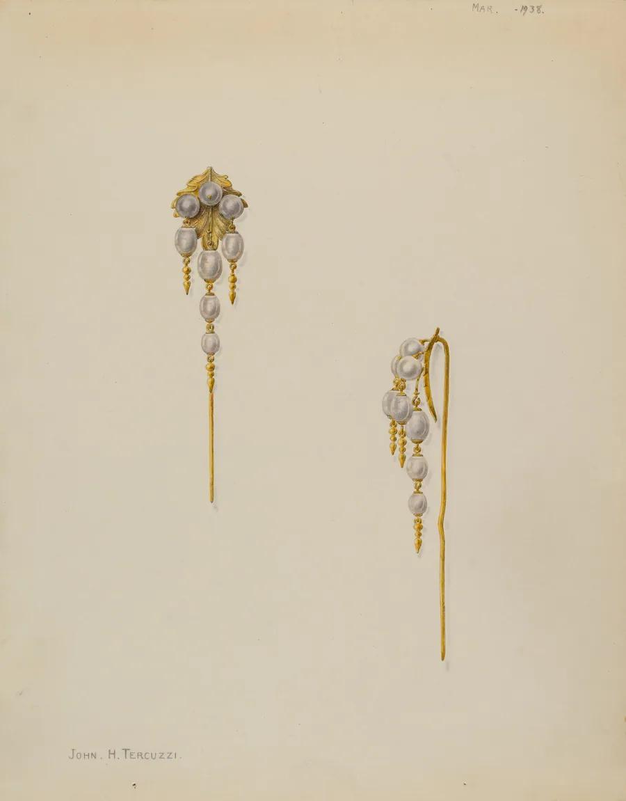 Cap or Bonnet Pin by John H. Tercuzzi