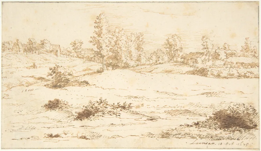 Landscape with the Village of Lincent by Constantijn Huygens the Younger