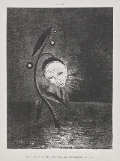 The Marsh Flower, a Sad Human Head