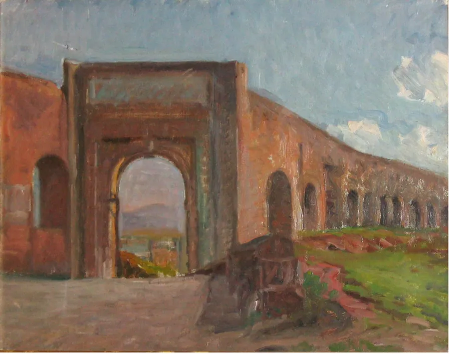 Porta Furba. Rom by Albert Gottschalk