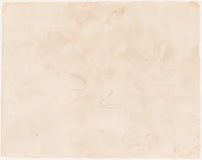 Sketch for the Flight into Egypt [verso]