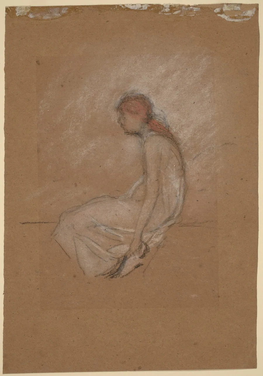 Seated Woman with Red Hair by James McNeill Whistler
