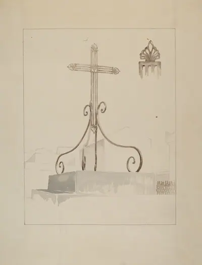 Wrought Iron Cross