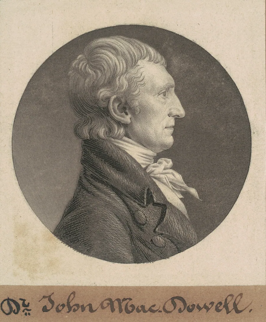 John McDowell by Charles B. J. Févret de Saint-Mémin