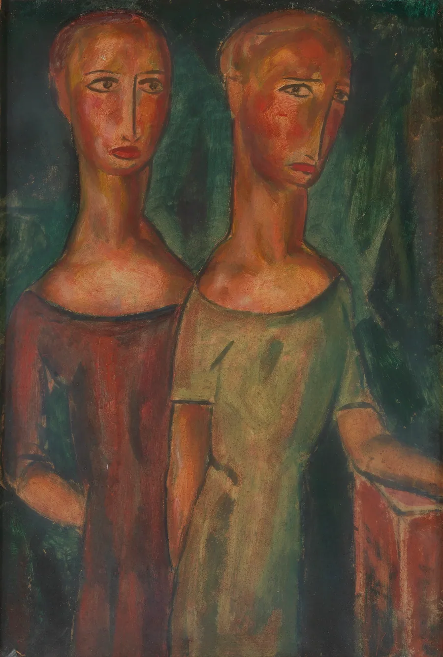 Duality by Alfred H. Maurer, born New York City 1868-died New York City 1932