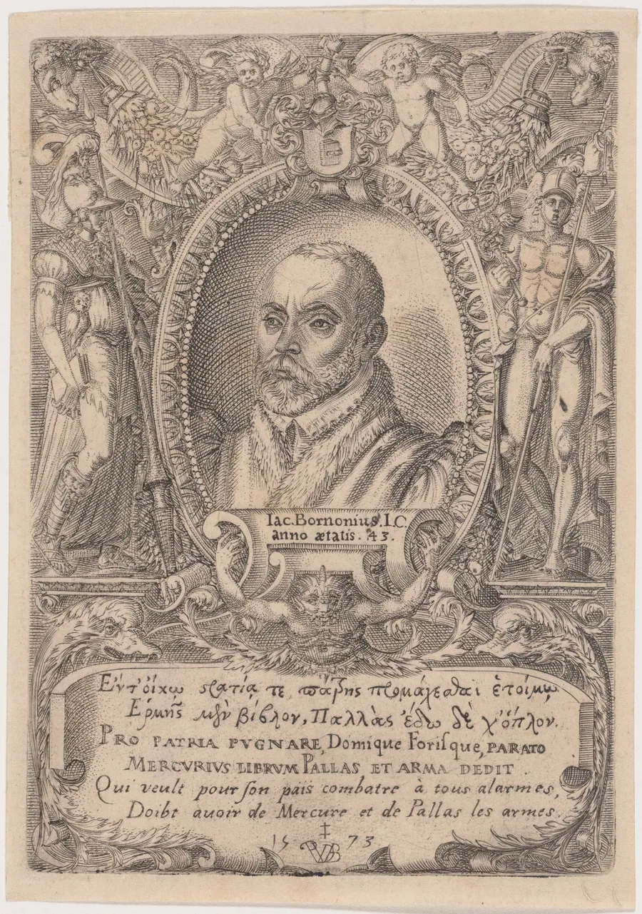 Jacob Bornonius by Pieter van den Berge