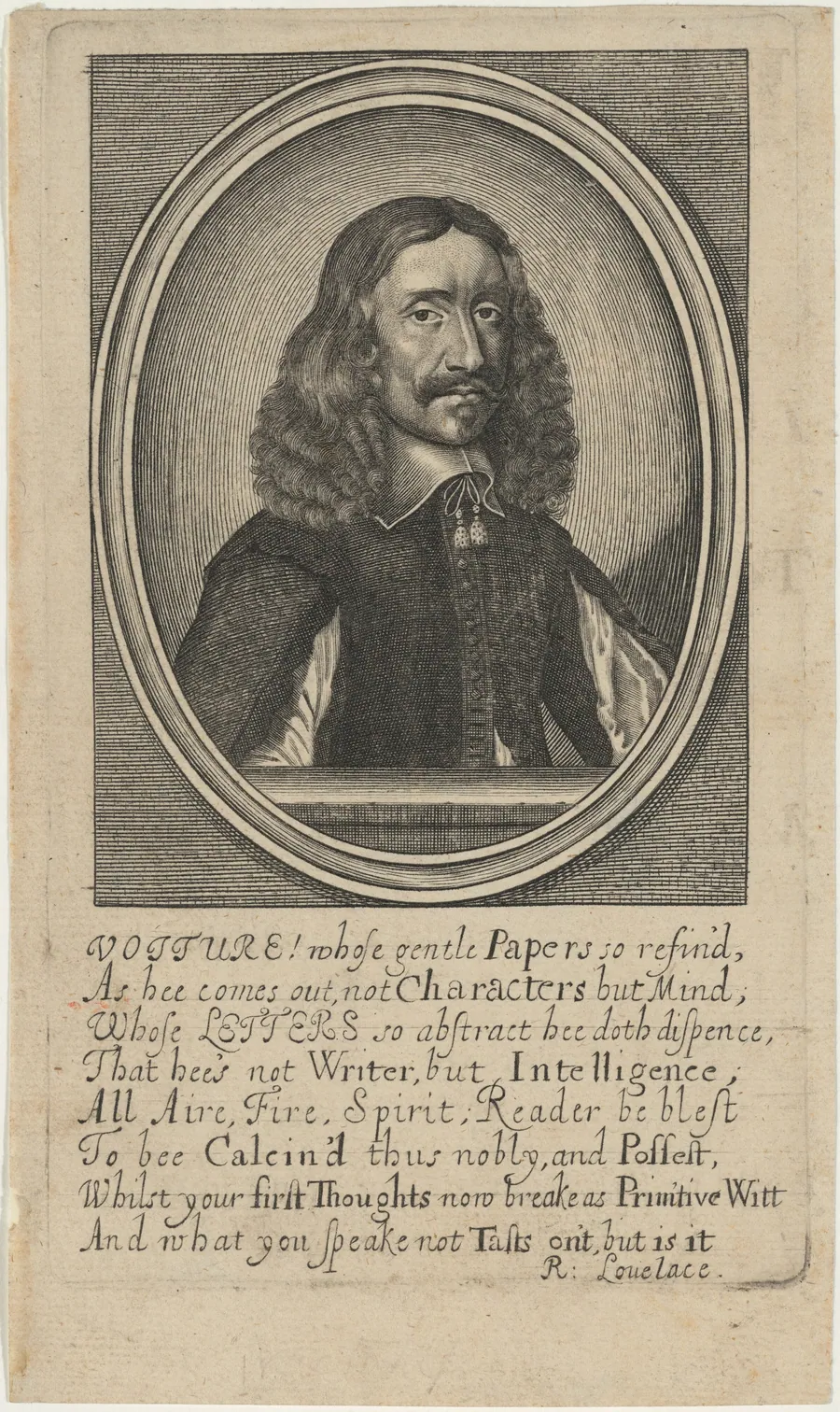 Vincent Voiture by William Faithorne