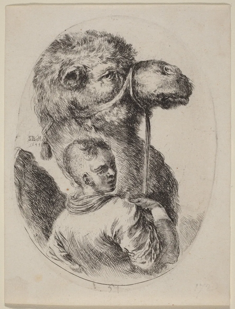 Groom with a Camel by Stefano Della Bella