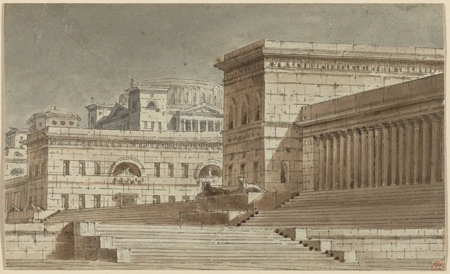 Stage Design by Italian 19th Century