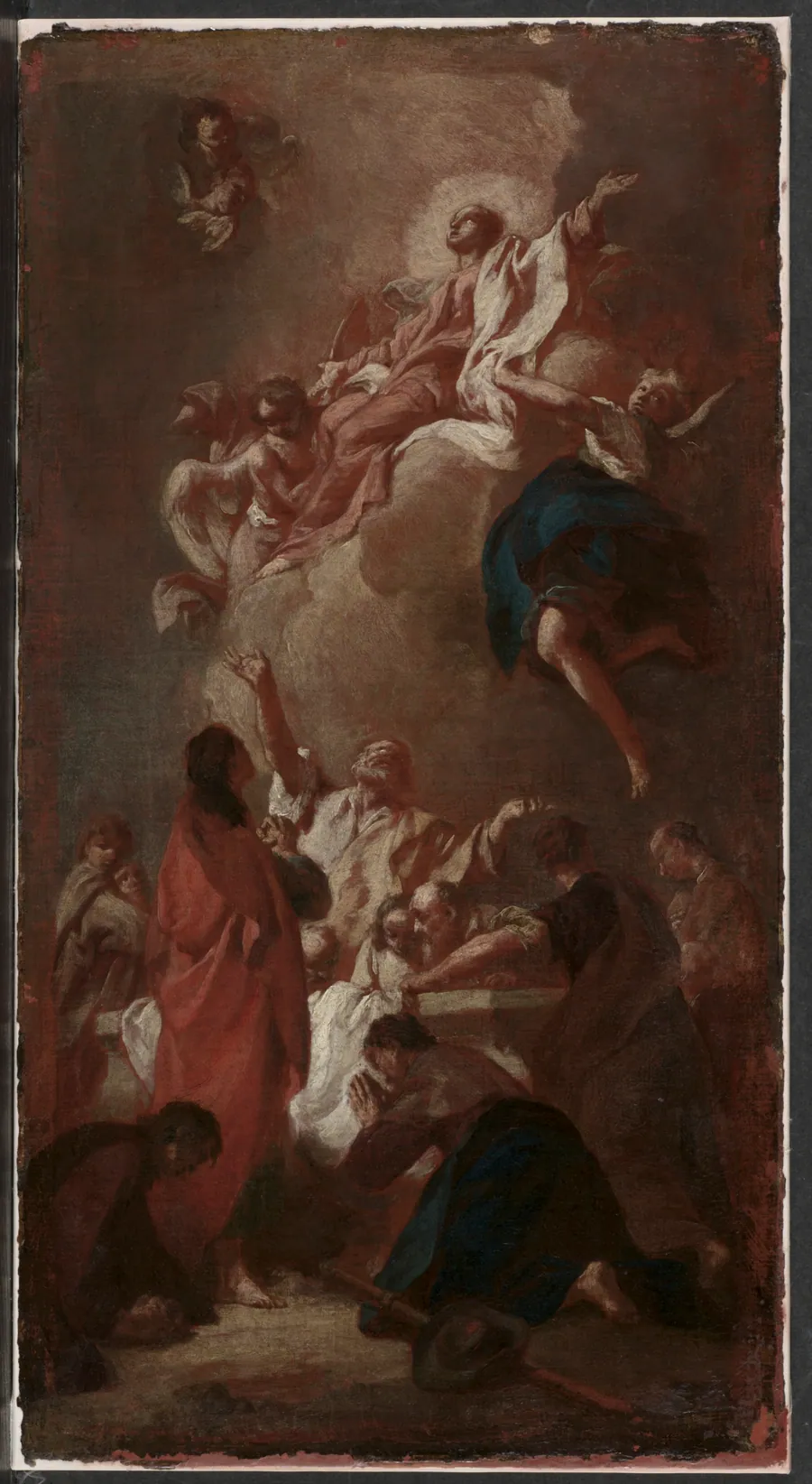 Sketch for "The Assumption of the Virgin" (for St. James, Zbraslav, near Prague)? by Giovanni Battista Piazzetta